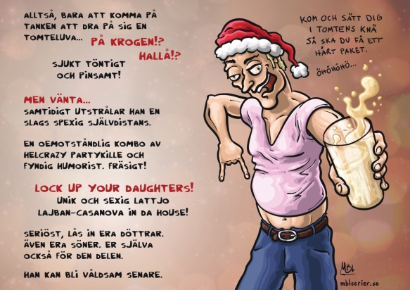 Den störtsköna partykillen med tomteluva